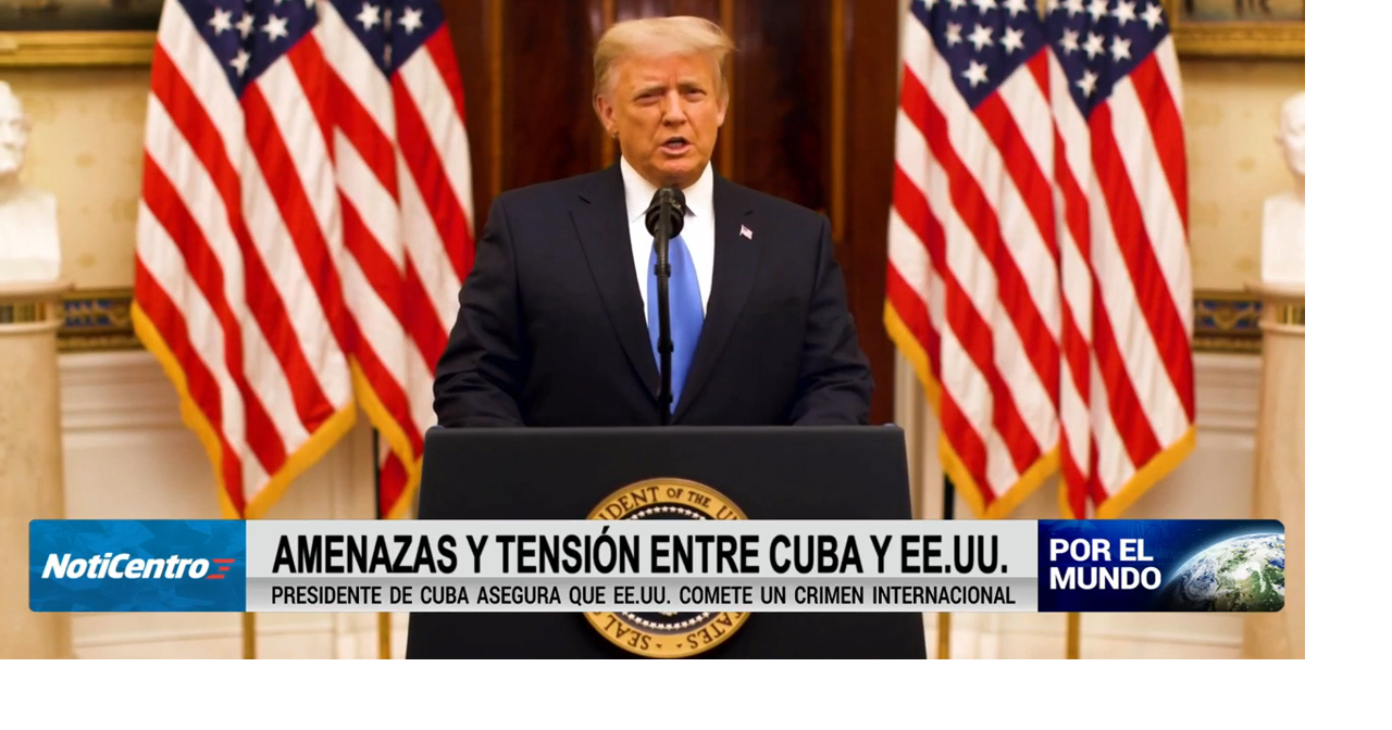 Presidente de Cuba asegura que EE. UU. comete un crimen internacional