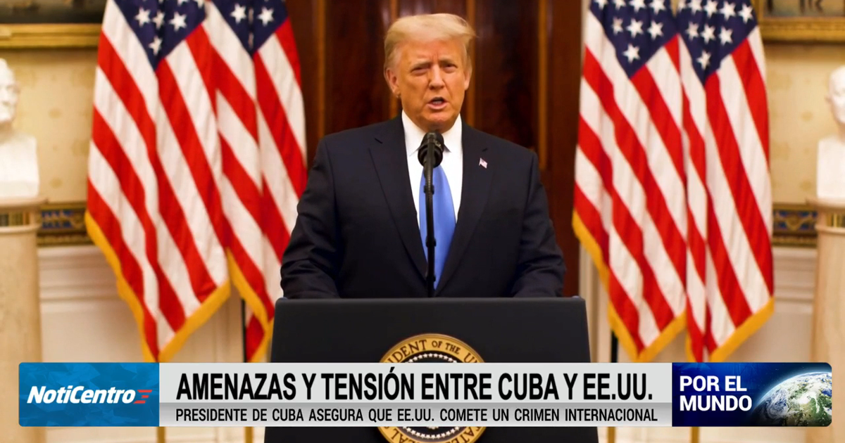 Presidente de Cuba asegura que EE. UU. comete un crimen internacional
