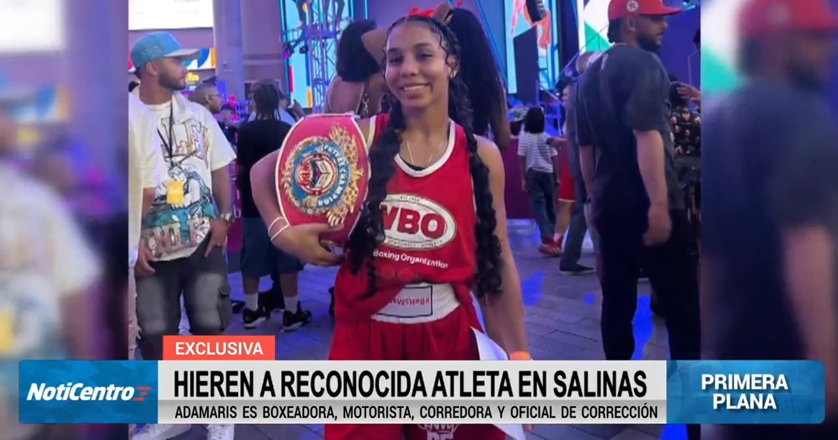 Joven boxeadora herida de bala en la Plaza del Mercado de Salinas