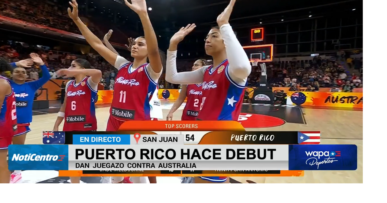 Puerto Rico debuta ante Australia en el Mundial FIBA femenino