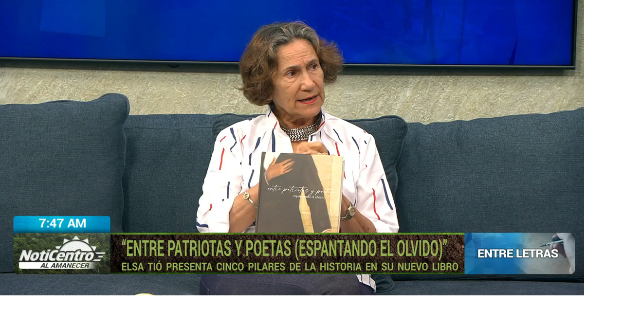 Autora Elsa Tió presenta libro “Entre patriotas y poetas (espantando al olvido)”