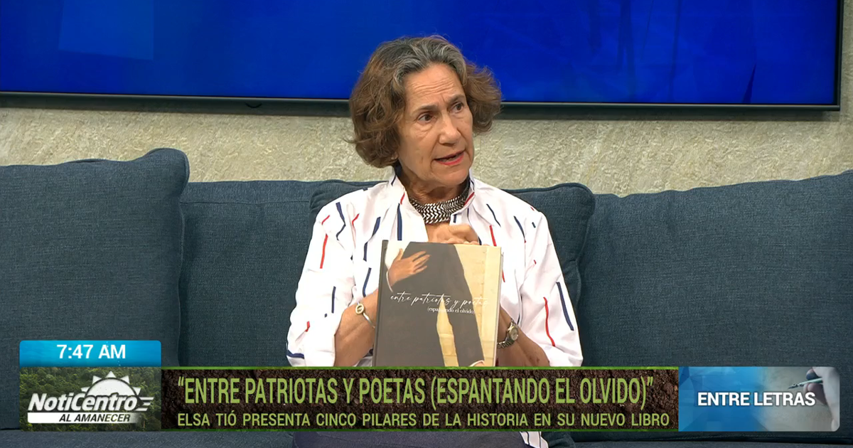 Autora Elsa Tió presenta libro “Entre patriotas y poetas (espantando al olvido)”