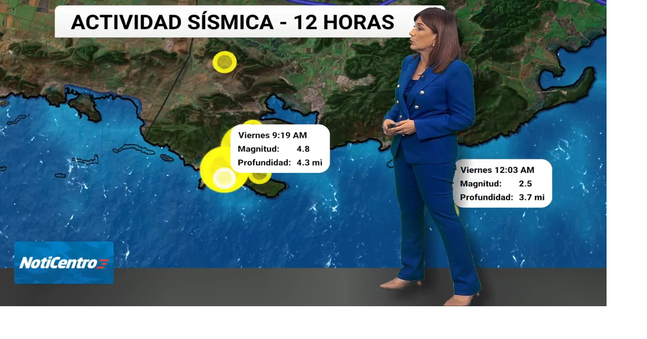 Imagen del artículo de WAPA: Reportan sismo de magnitud 4.8 al sur de Puerto Rico