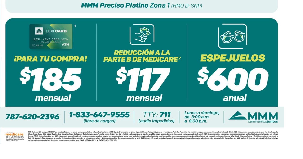 MMM Preciso Platino Zona 1 trae múltiples beneficios | Negocios | wapa.tv