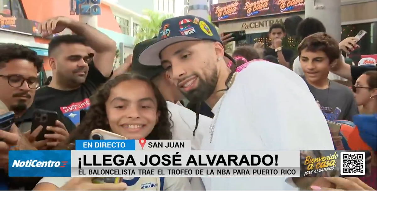Puerto Rico abraza a José Alvarado en su llegada a la Isla