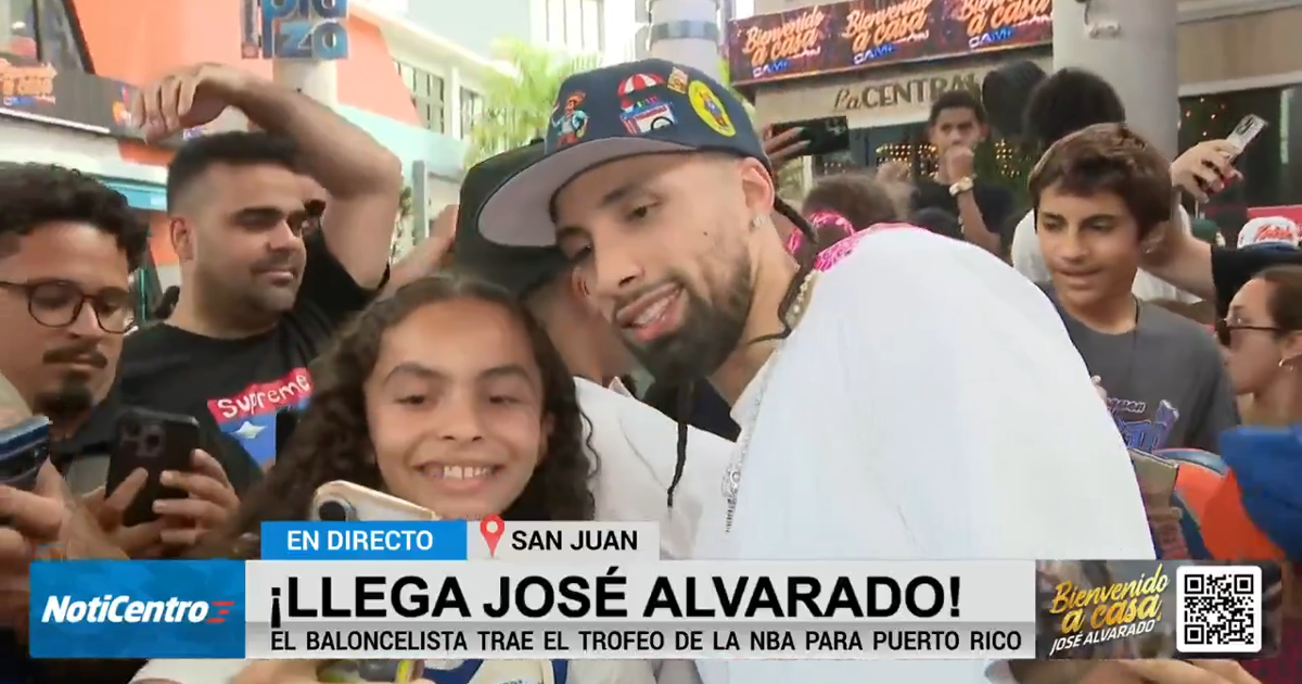 Puerto Rico abraza a José Alvarado en su llegada a la Isla