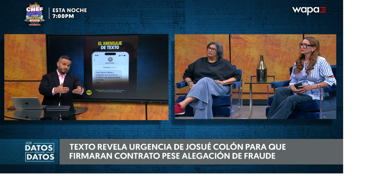 Revelan presunto mensaje de Josué Colón ordenando firma de contrato de Power Expectations