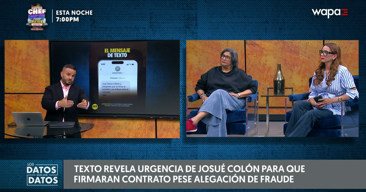 Revelan presunto mensaje de Josué Colón ordenando firma de contrato de Power Expectations