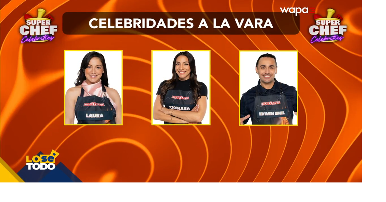 Super Chef Celebrities: Jueces envían a la vara a Edwin, Xiomara y Laura