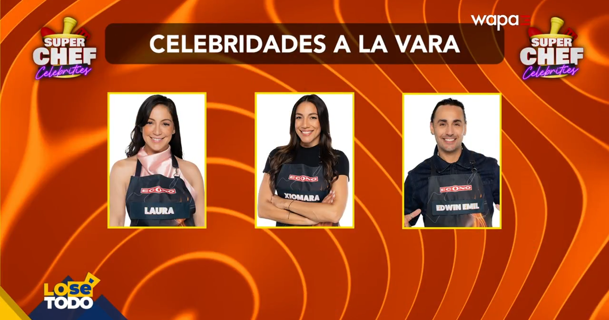 Super Chef Celebrities: Jueces envían a la vara a Edwin, Xiomara y Laura