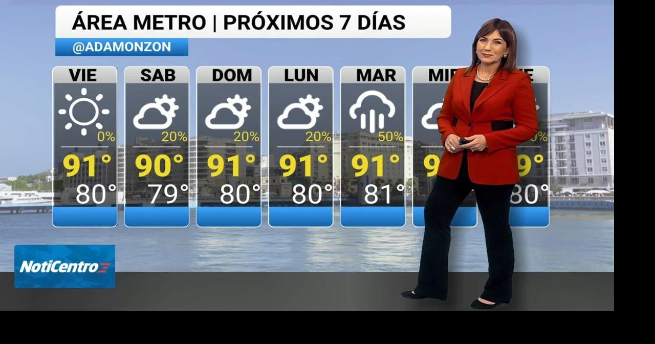 Bruma del Sahara persiste en Puerto Rico con calor y probabilidad de lluvia esta semana