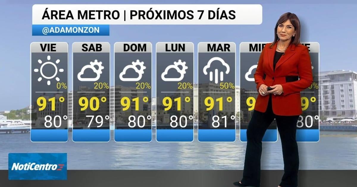 Bruma del Sahara persiste en Puerto Rico con calor y probabilidad de lluvia esta semana