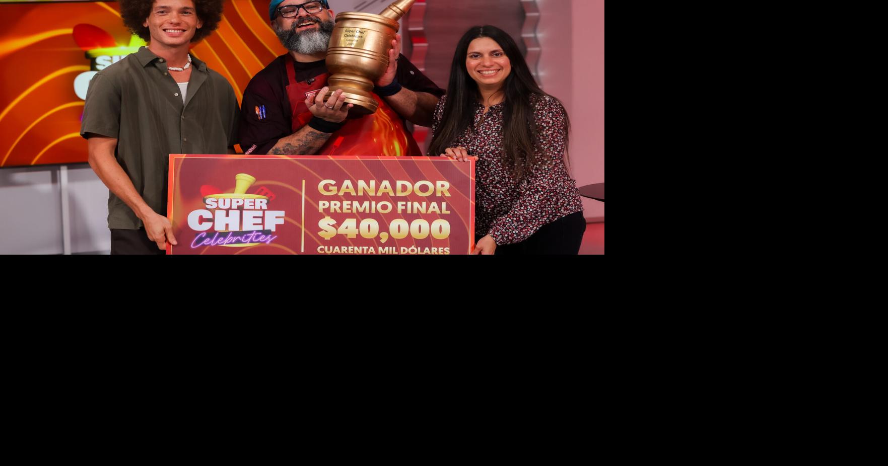 Erick “Chicho” Rodríguez muy agradecido tras ganar Super Chef Celebrities