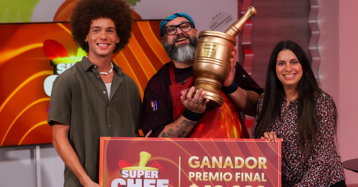 Erick “Chicho” Rodríguez muy agradecido tras ganar Super Chef Celebrities