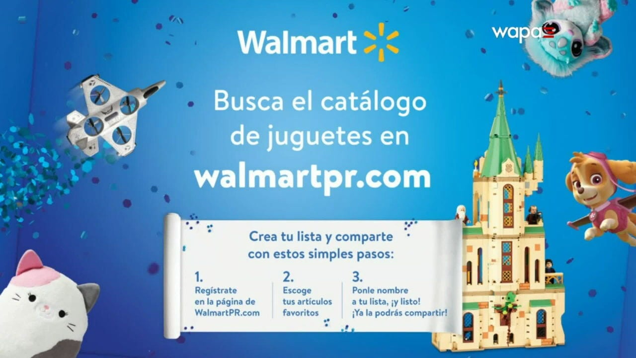 Catálogo de juguetes online walmart