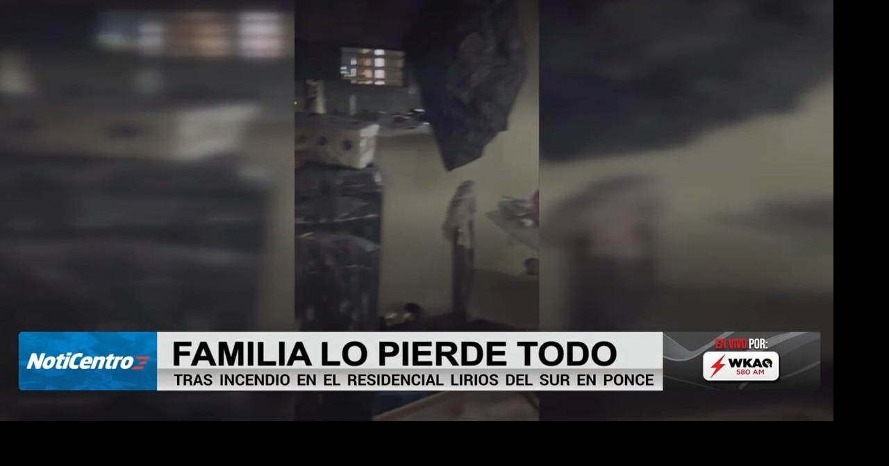 Imagen de la cobertura de: Madre y sus cuatro hijos pierden todo tras incendio en su hogar en Ponce