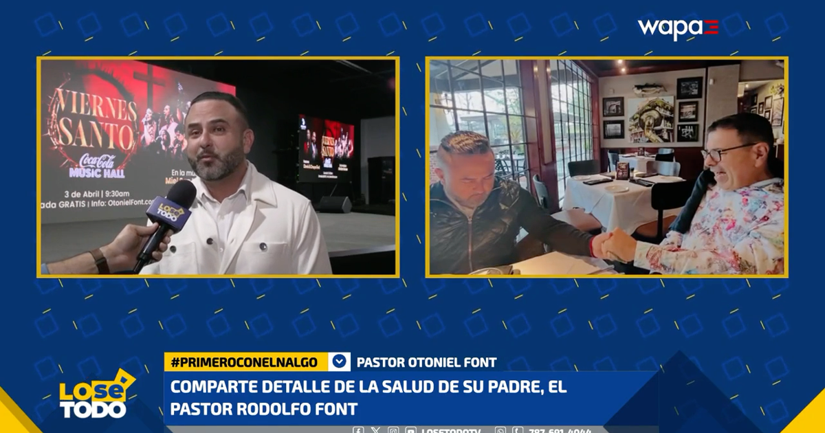 Pastor Rodolfo Font mantiene la fe y esperanza tras derrame cerebral