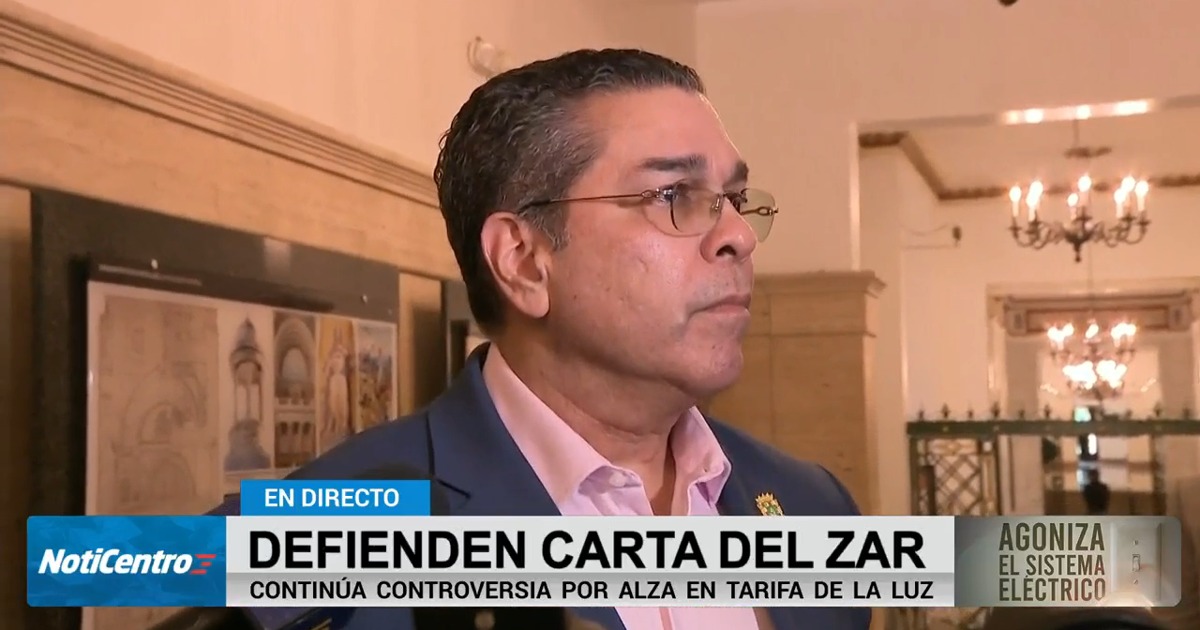 Secretario de Asuntos Públicos defiende postura del zar de Energía en contra de aumento a factura