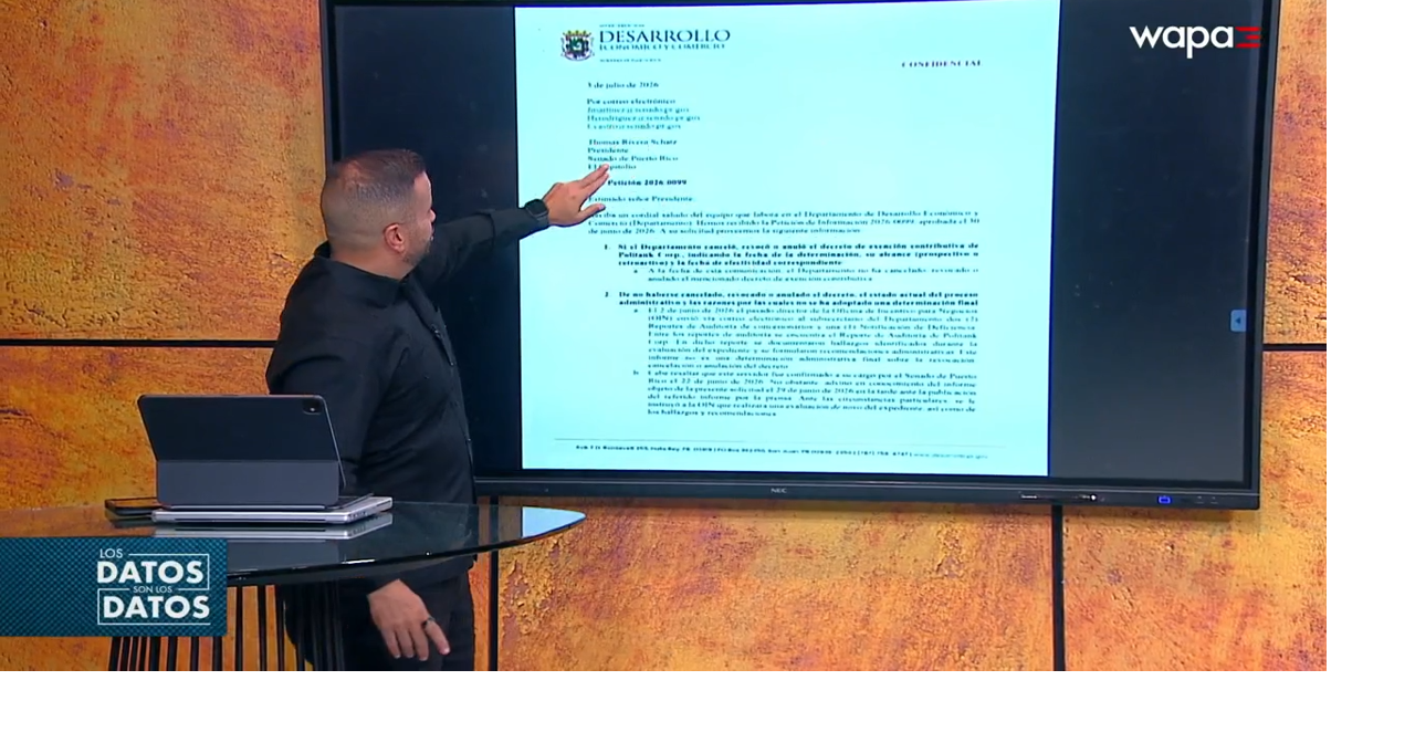 Investigan falsificación de documentos para obtener decretos contributivos ligados a empresa Politank