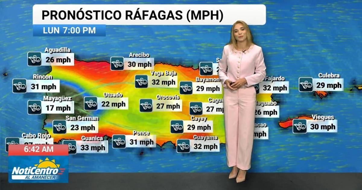 NWS advierte sobre lluvia excesiva en el oeste y vientos de hasta 40 mph para el Día de la Recordación