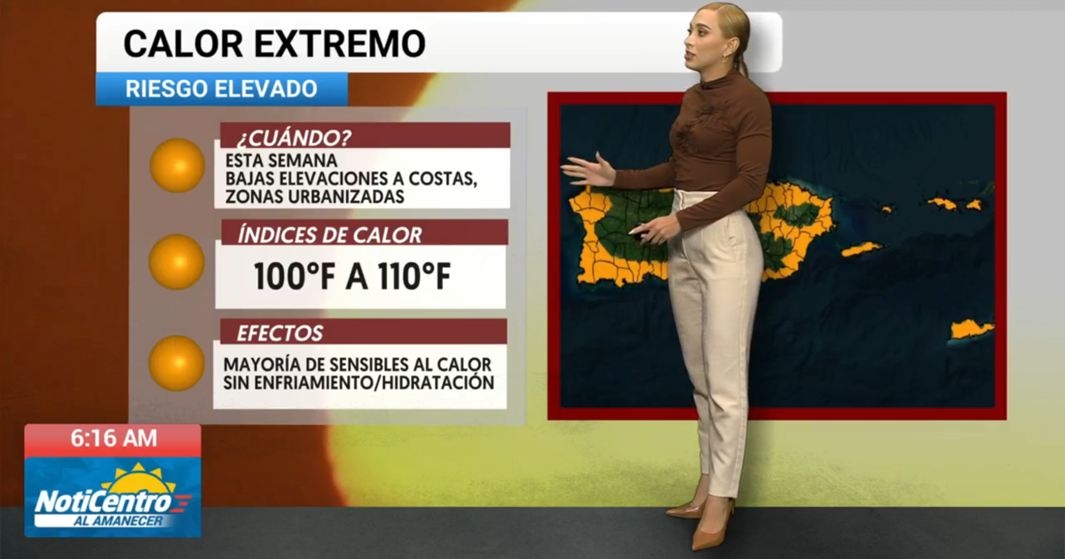 Tiempo seco, calor extremo y riesgo elevado de incendios forestales en Puerto Rico