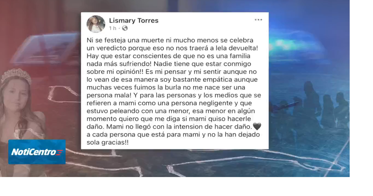 Hermana de Gabriela Nicole señala que no celebran veredicto de culpabilidad contra Elvia Cabrera