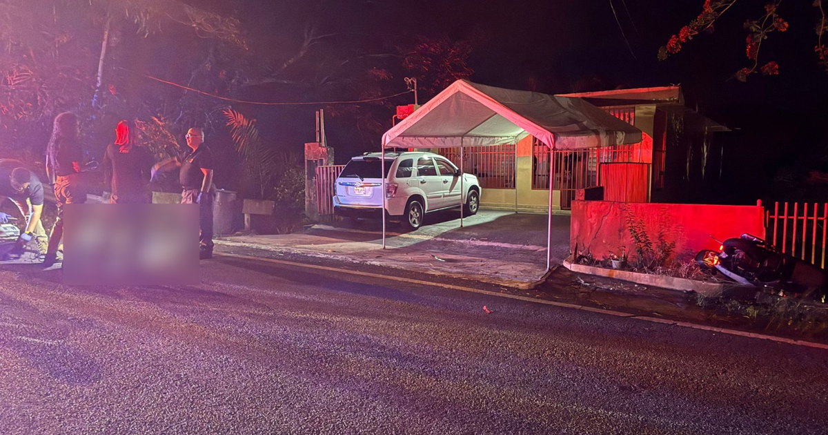 Asesinan a tiros a motorista en el barrio Toitas de Cayey