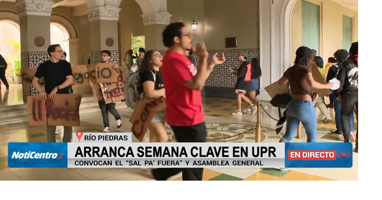 Marchan en la UPR Río Piedras previo a asamblea general de esta semana