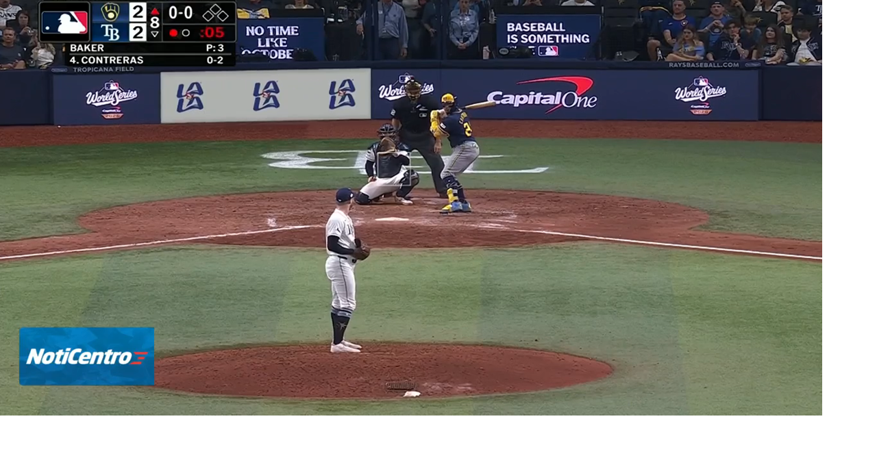 Rays de Tampa Bay y Cerveceros de Milwaukee van a extra innings en el Juego 4 de la Serie Mundial