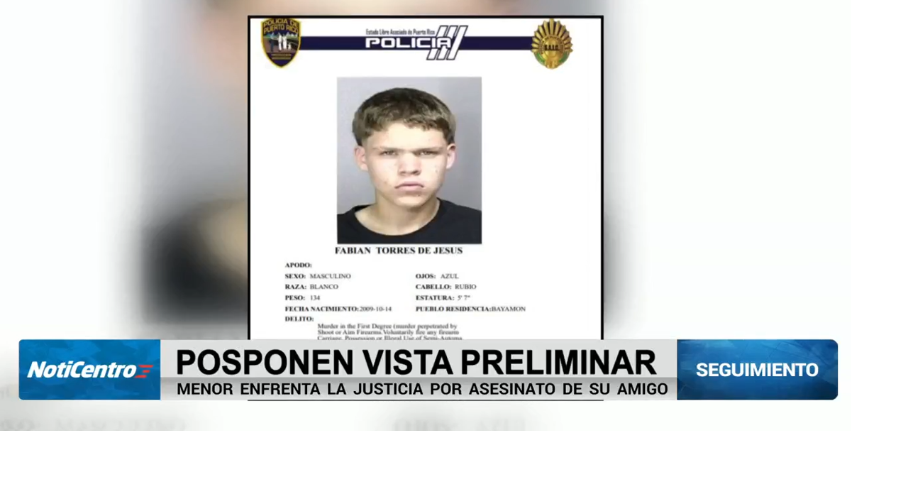 Defensa de menor acusado por asesinato solicita una evaluación psicológica