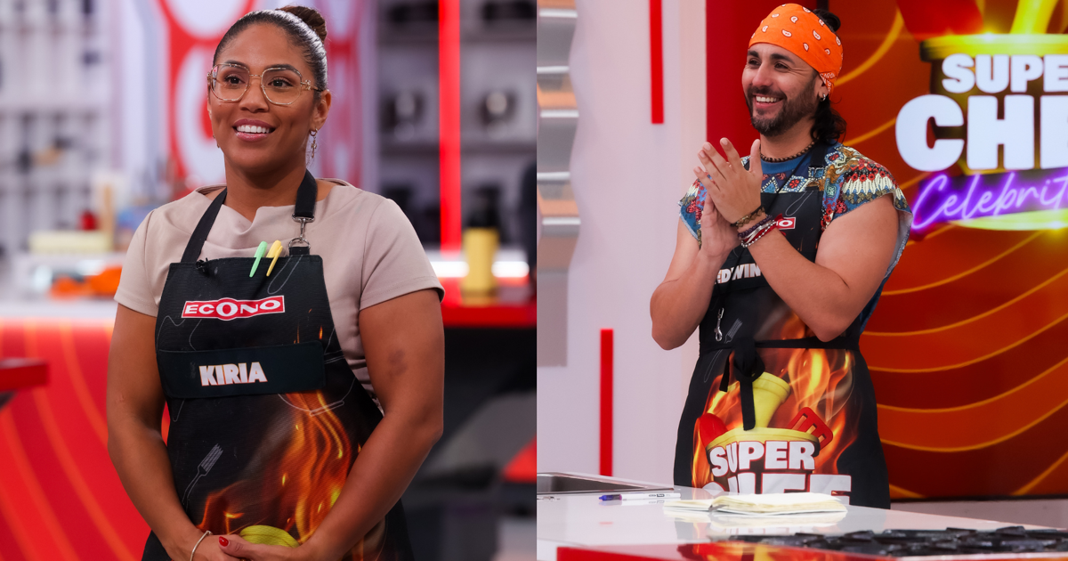 Edwin y Kiria se salvan en el inicio de ciclo en Super Chef Celebrities