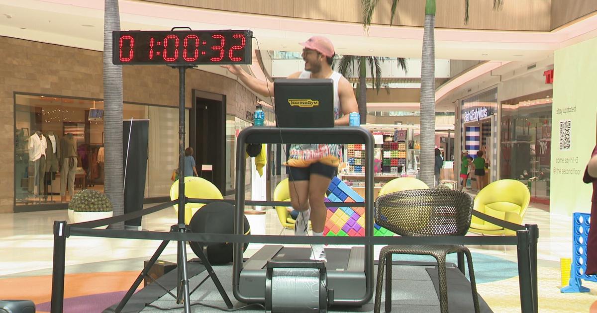 Atleta boricua corre 12 horas en trotadora para recaudar fondos contra el maltrato infantil