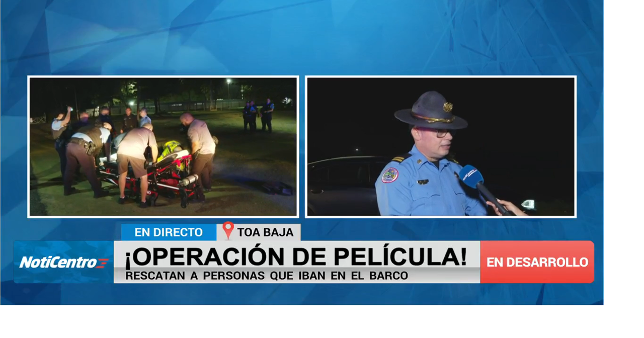 Una persona es rescatada tras volcarse embarcación en Toa Baja; algunos rescatistas son afectados