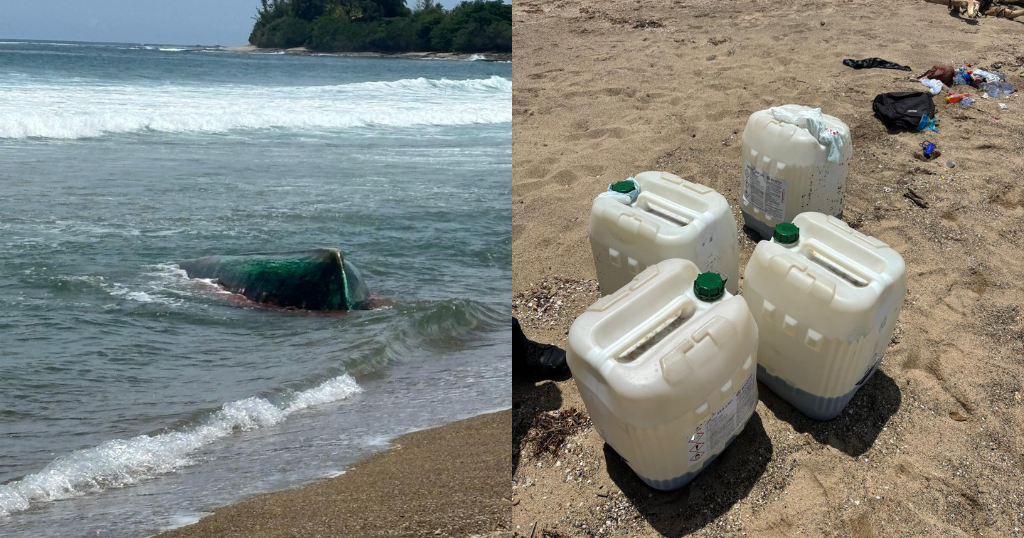 Patrulla Fronteriza, FURA y policías buscan a migrantes que llegaron a playa en Hatillo