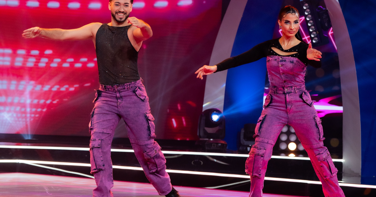 Bailarines sorprenden con distintos ritmos en noche inaugural de ¡Claro que Baila!