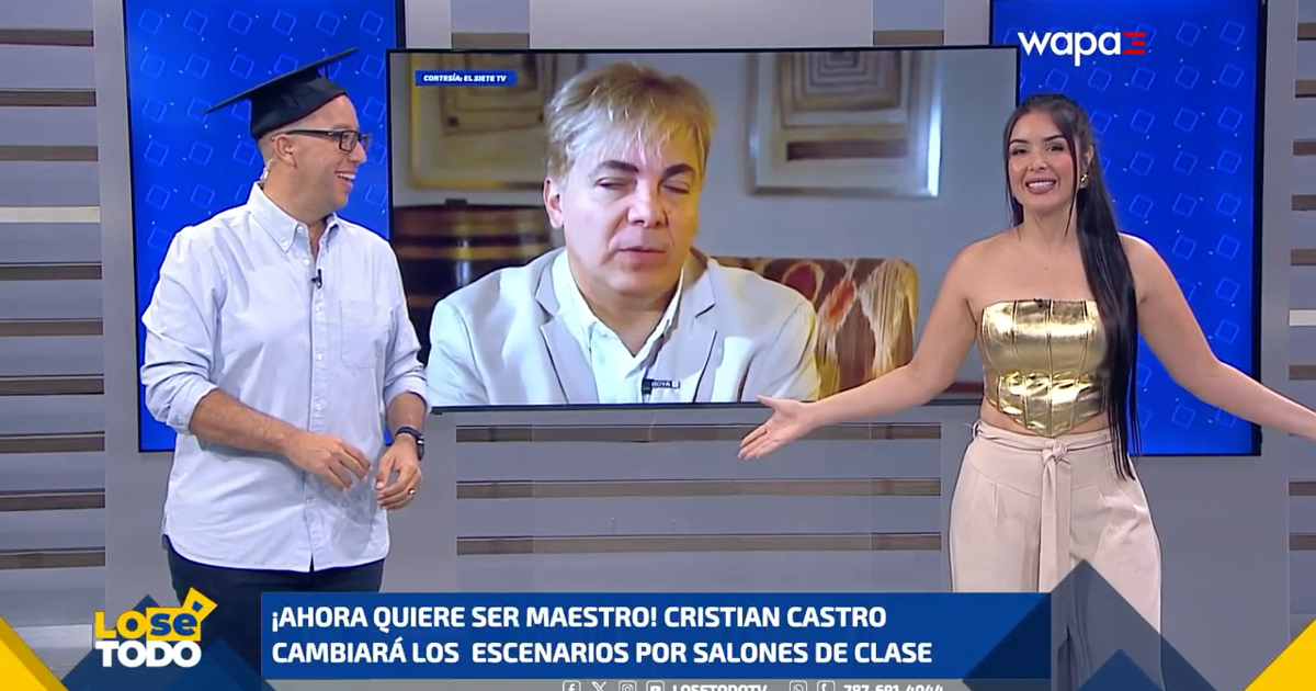Cristian Castro ahora quiere ser maestro