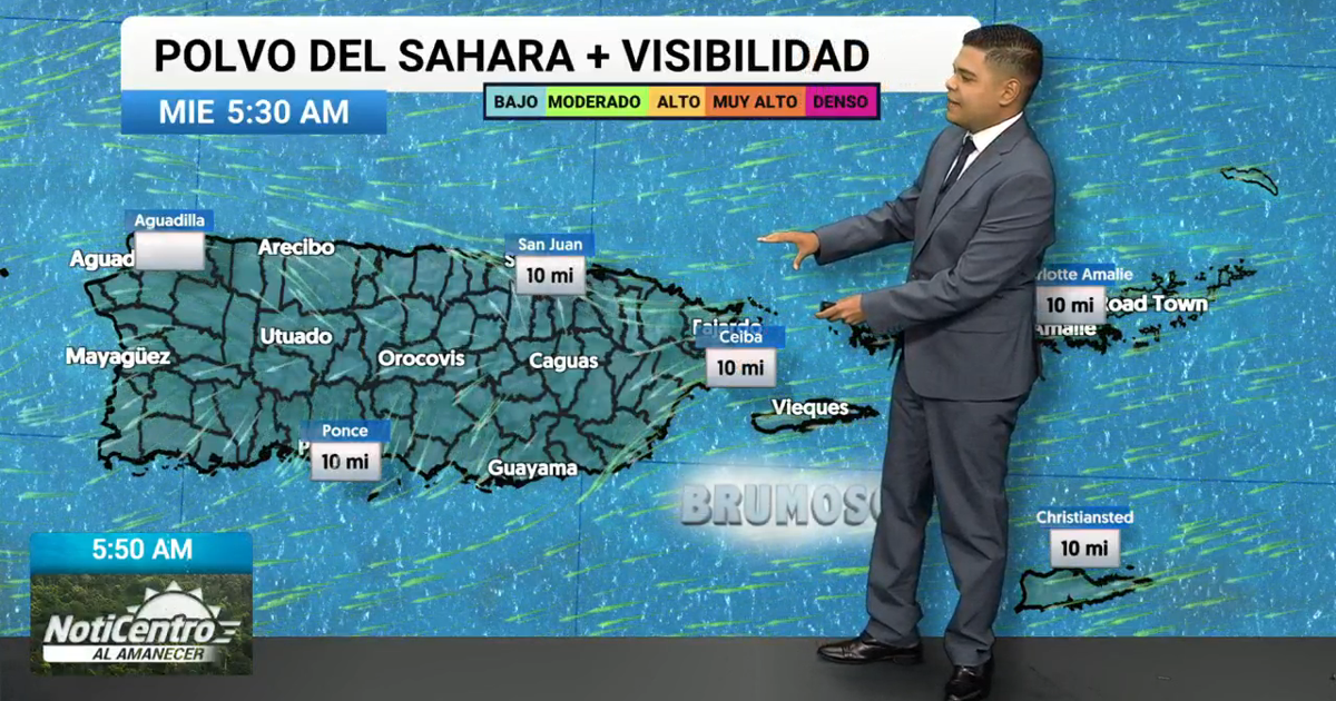 Tu Tiempo: Condiciones mayormente estables y tranquilas