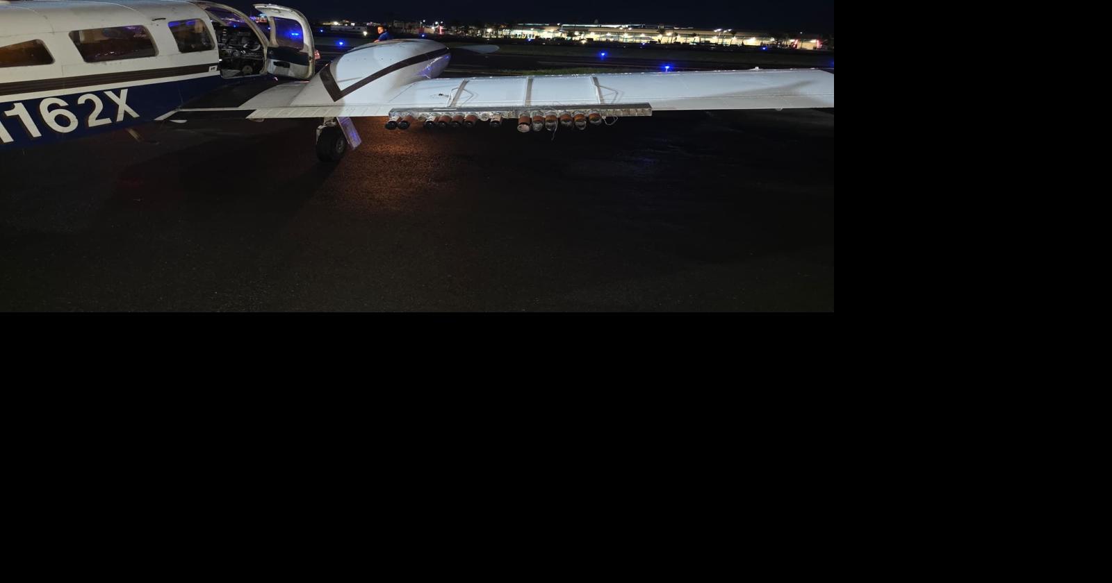 Avioneta de siembra de nubes aterriza de emergencia en aeropuerto de Isla Grande