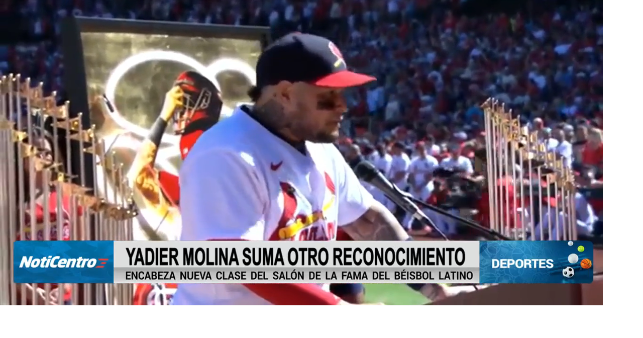 Yadier Molina encabeza nueva clase del Salón de la Fama del Béisbol Latino