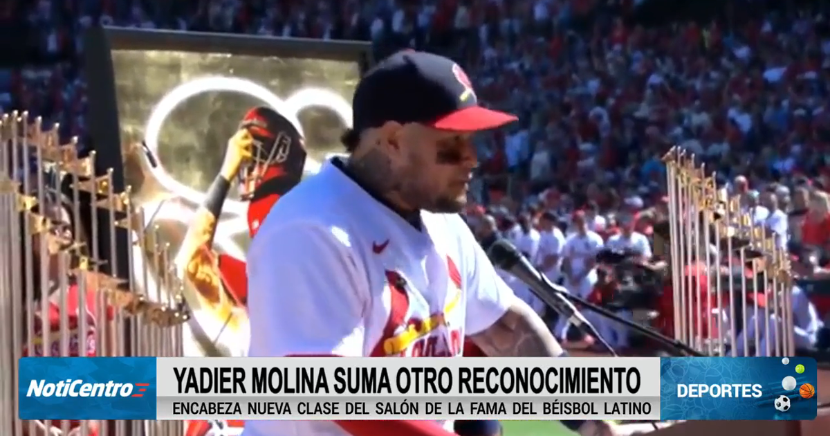 Yadier Molina encabeza nueva clase del Salón de la Fama del Béisbol Latino