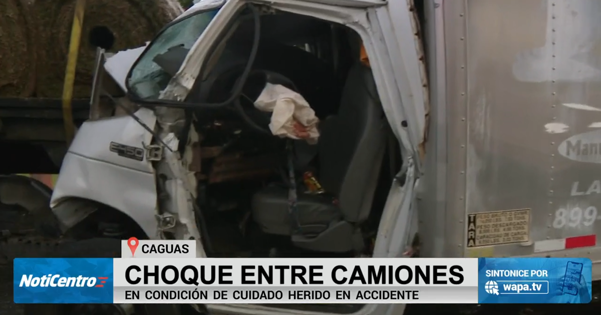 Reabren carriles tras choque entre dos camiones en el expreso 52