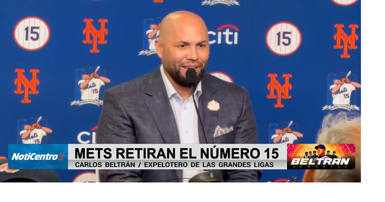 Mets de Nueva York retiran el #15 de Carlos Beltrán