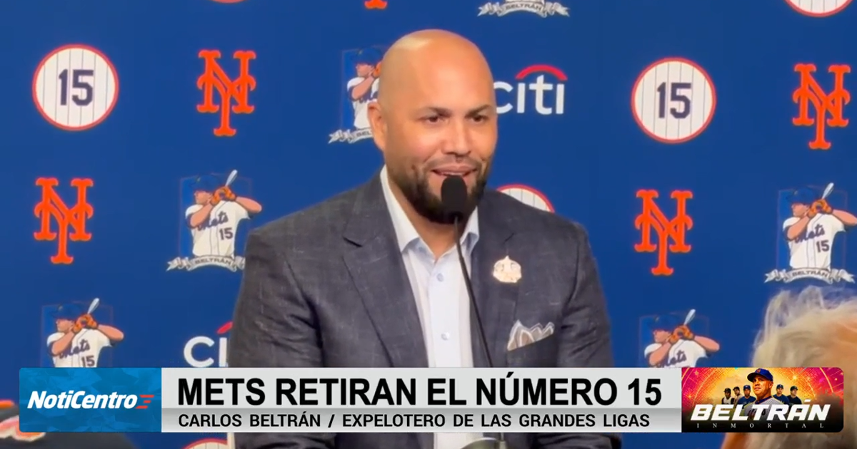 Mets de Nueva York retiran el #15 de Carlos Beltrán