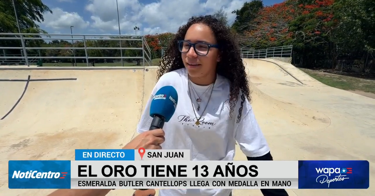 Esmeralda Butler, de 13 años, gana oro en skateboard en los Juegos Centroamericanos