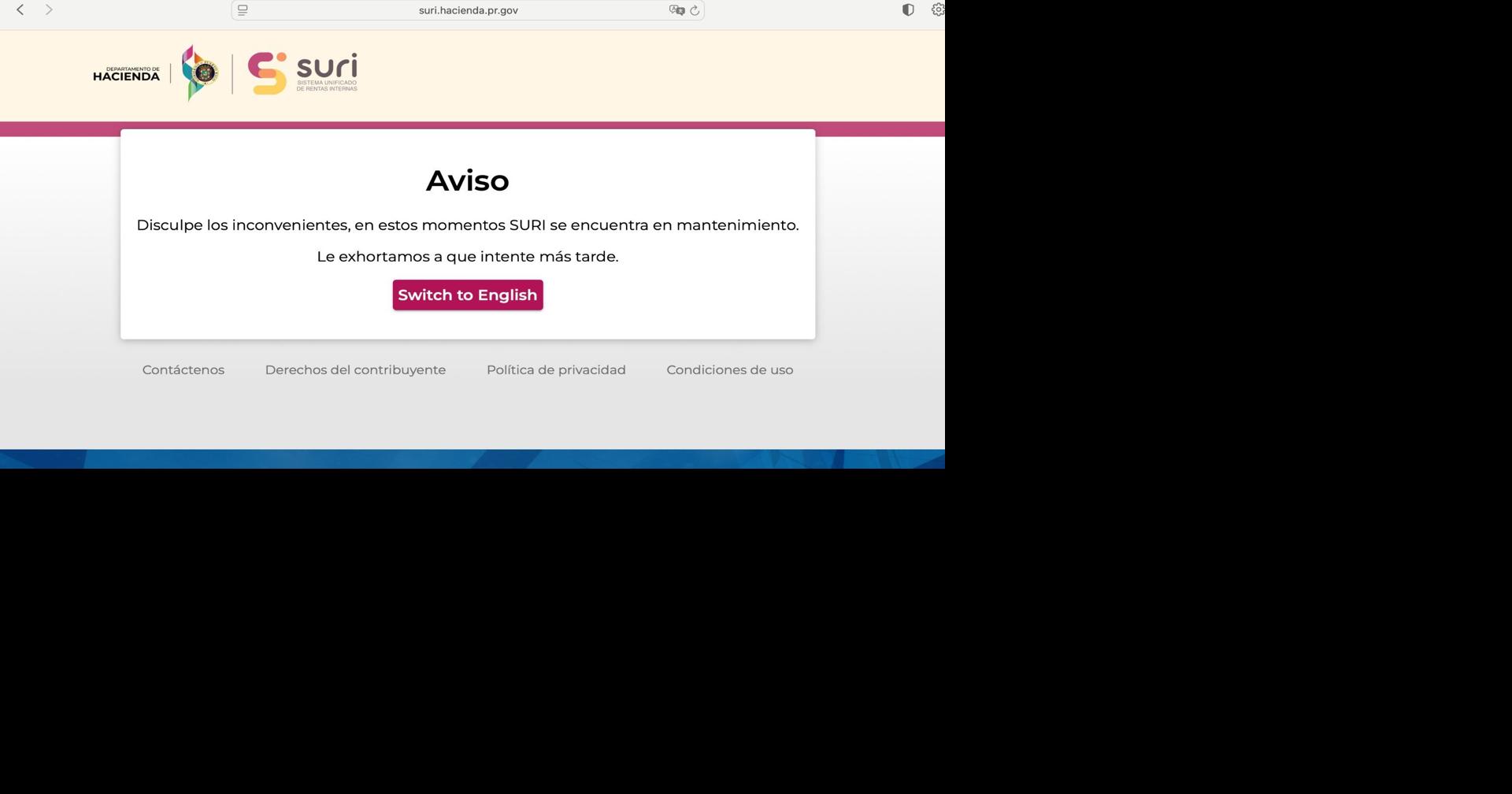 Portal de SURI falla tras reportarse que ya aparecen balances del cheque contributivo
