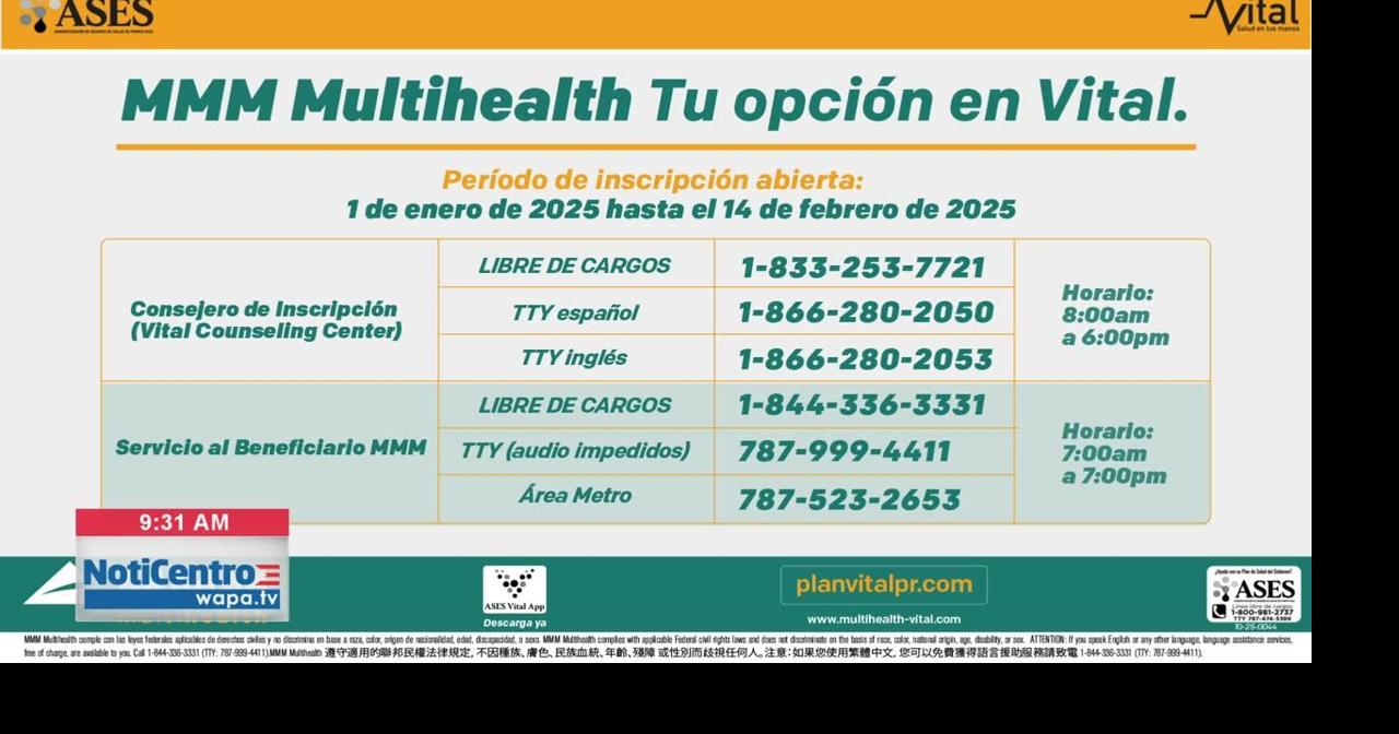 Aprovecha una multiplicidad de servicios con MMM Multi Health Salud