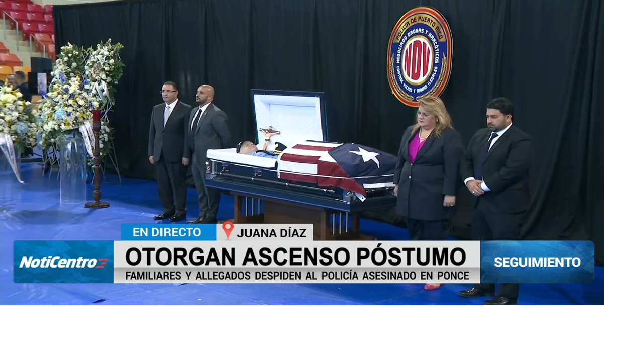 Ascienden póstumamente a coronel a policía asesinado en Ponce