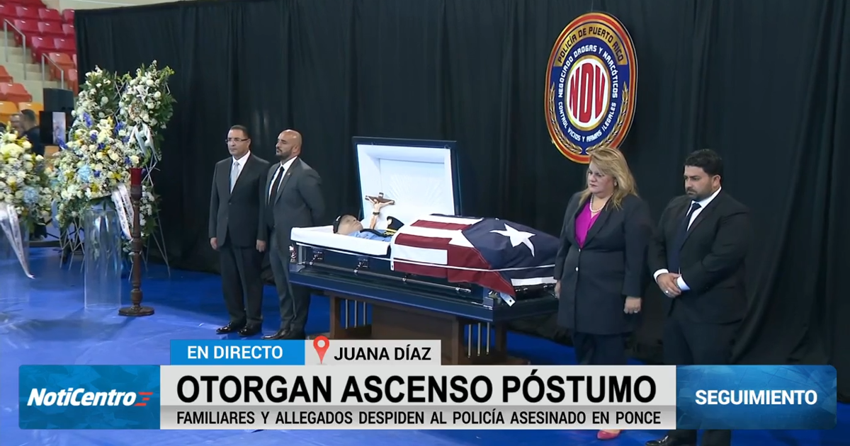 Ascienden póstumamente a coronel a policía asesinado en Ponce