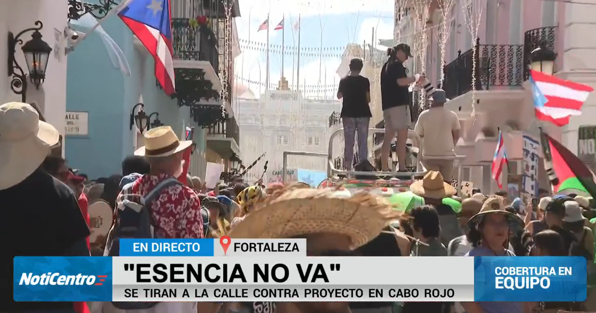 "Esencia no va": Miles de personas protestan contra proyecto en Cabo Rojo