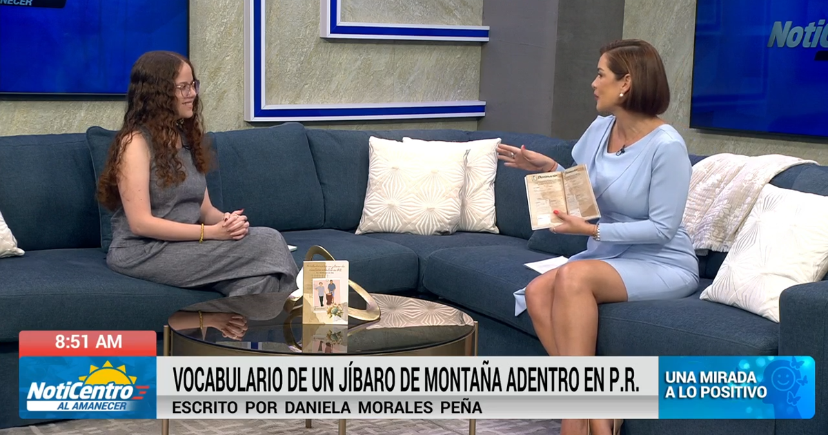 Joven escritora rescata palabras jíbaras en un libro inspirado por su abuelo